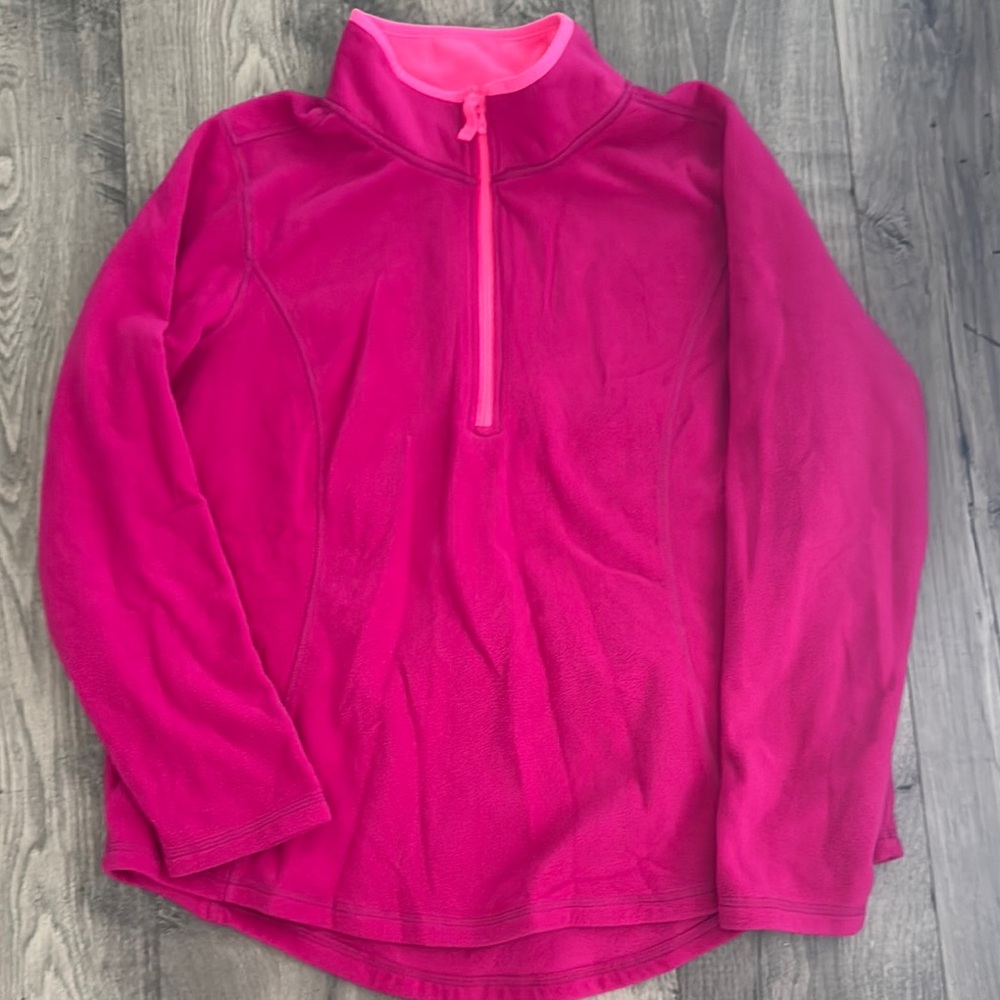 Made for Life Pink Quarter-Zip Sweatshirt